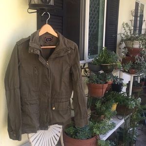 Olive Green Utility Jacket